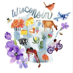Wisconsin Print (8x10)